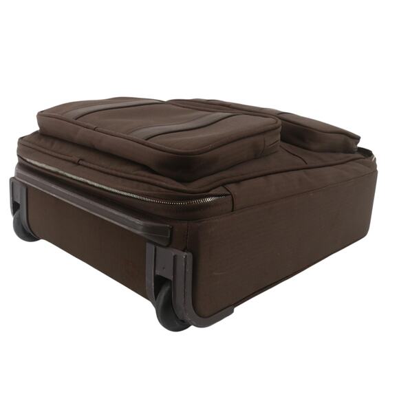 Hermes Vintage Suitcase Carry-On Acapulco Brown Rolling Bag Travel Luggage Rare - Picture 10 of 16